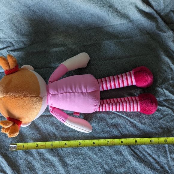 Haba Snug Up Roya Doll Red Head Freckles Rag Cloth Light Skin green eye Girl 11" - Picture 8 of 14